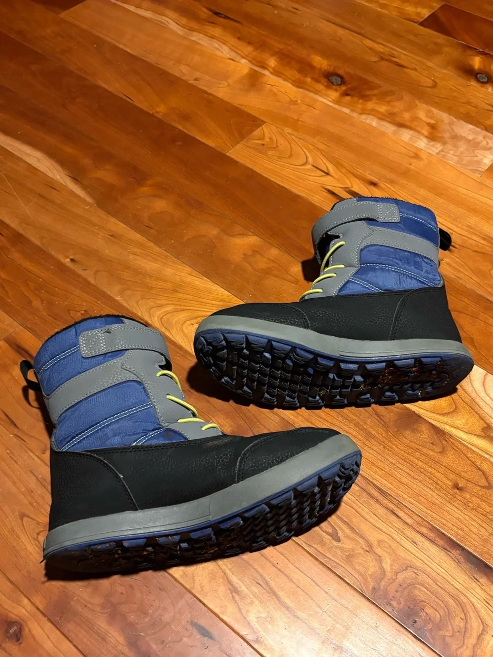 Merrell Kids Black and Blue Winter Boots